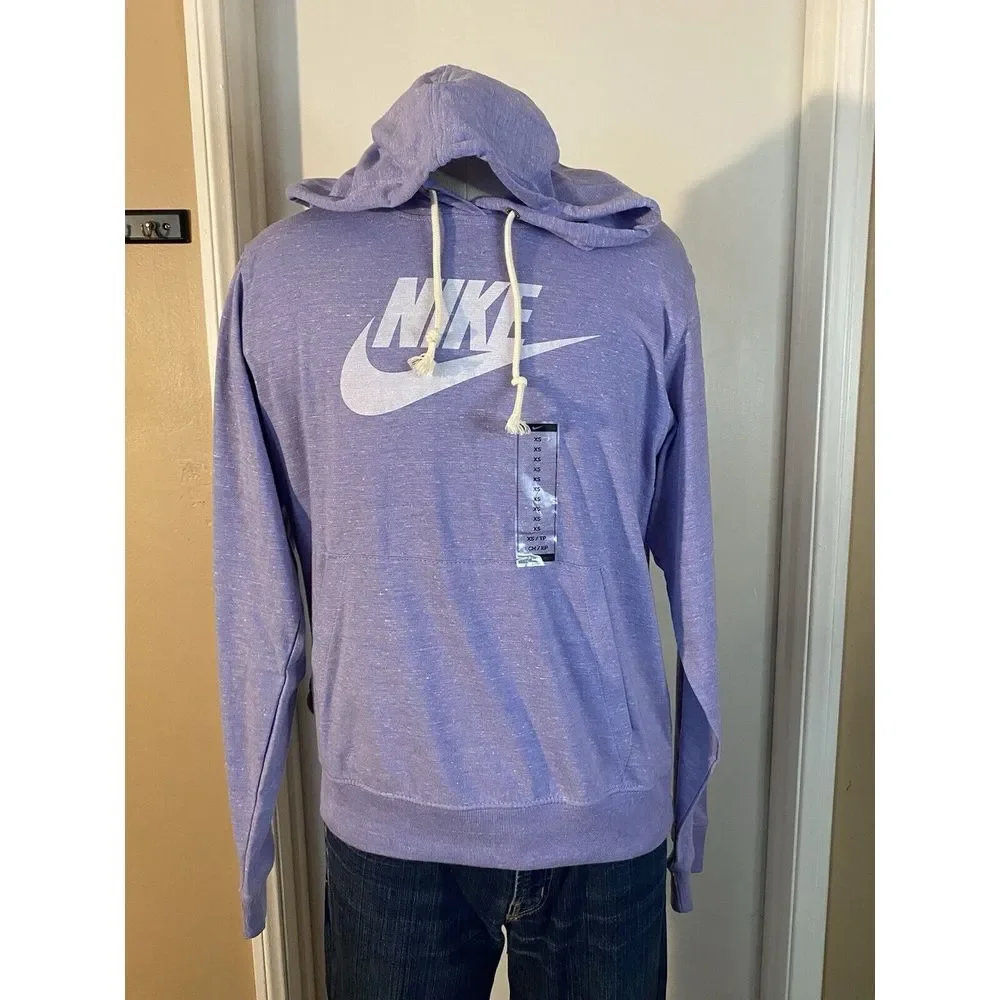 Nike Women's Heather purple ‎ Pullover Hoodie XS